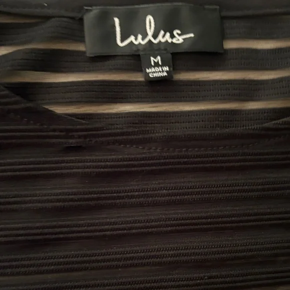 Lulu's Black Perfect Mesh Bodycon Dress - Picture 6 of 7